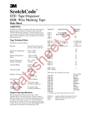 SDR-0 datasheet  