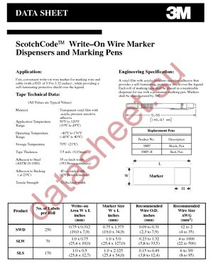 SLS datasheet  