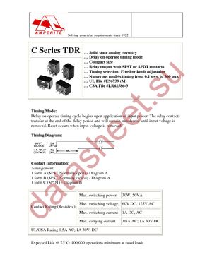 12DSPDT.1-60C datasheet  