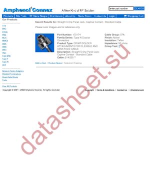 172174 datasheet  