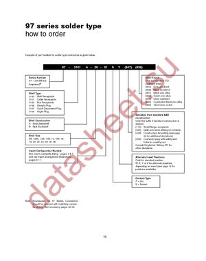 97-3100A-16S(621)(0850 datasheet  