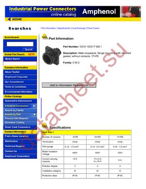 C016-10C017-000-1 datasheet  