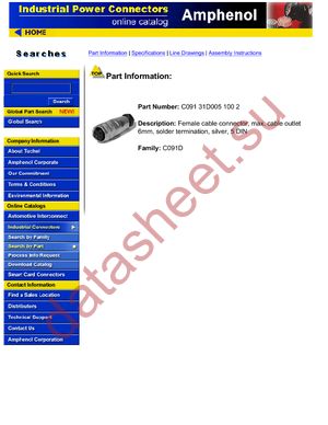 C091-31D005-100-2 datasheet  