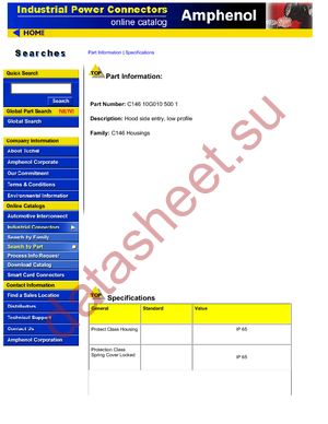 C146-10G010-500-1 datasheet  