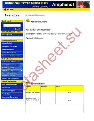 C146-10G016-600-1 datasheet  