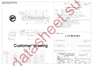 L717S-DA15P datasheet  