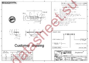 L77S-DA15S datasheet  