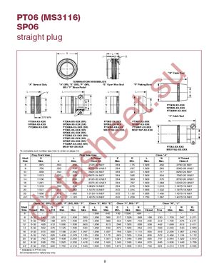 PT06A-10-5S(SR) datasheet  