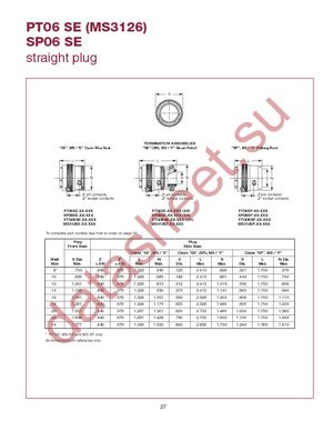PT06SE-10-6S(SR) datasheet  