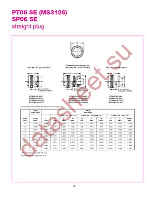 PT06SE-12-10S(SR) datasheet  
