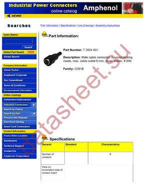 T3524-501 datasheet  