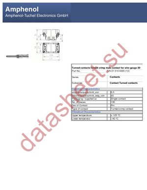 VN01-016-0025-1C datasheet  