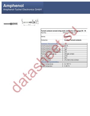 VN01-016-0026-1C datasheet  