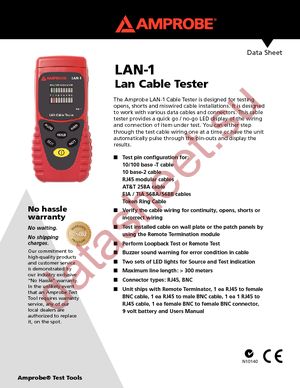 LAN-1 datasheet  