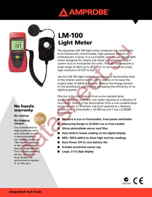 LM-100 datasheet  