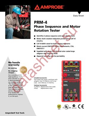 PRM-4 datasheet  