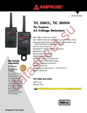 TIC-410A datasheet  