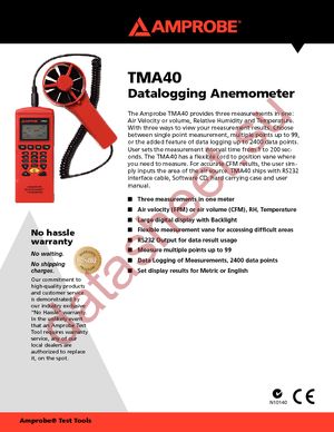 TMA40 datasheet  
