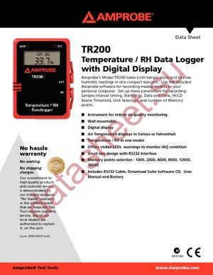 TR200 datasheet  