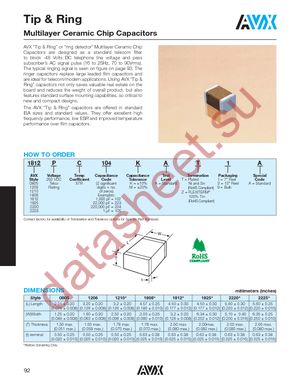 0805PC103KAZ1A datasheet  