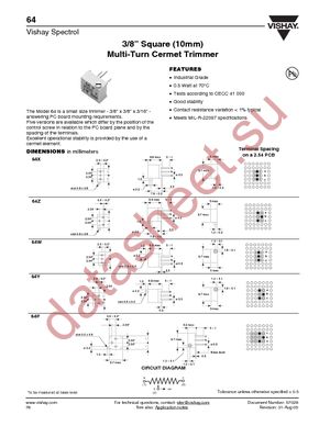 3006W-1-202LF datasheet  