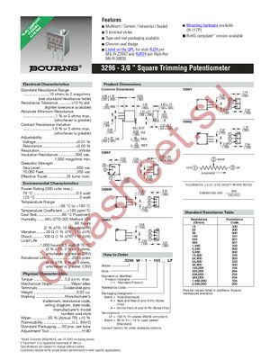 3296P-1-502LF datasheet  