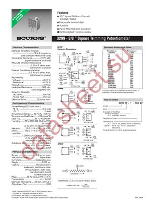 3299X-1-201LF datasheet  