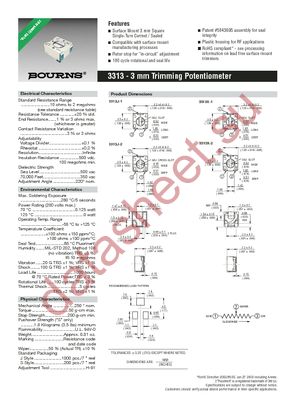 3313J-1-103E datasheet  