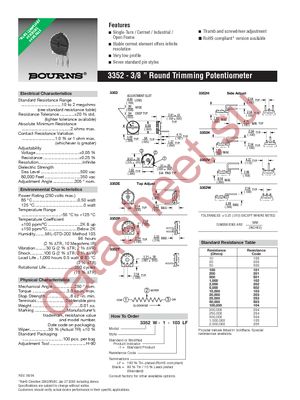 3352W-1-502LF datasheet  