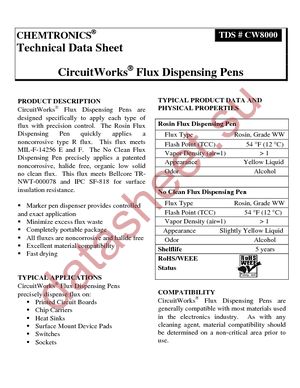 CW8100 datasheet  