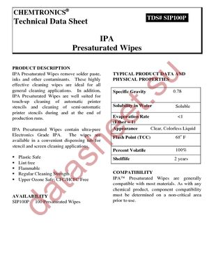 SIP100P datasheet  