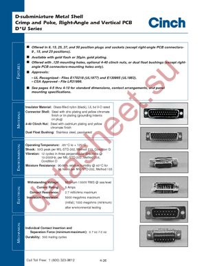 DB-25S-F179 datasheet  