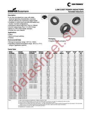 CTX10-1P-R datasheet  