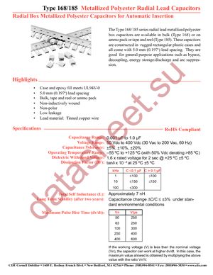 168224J63C-F datasheet  