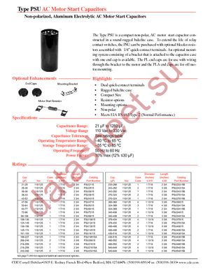 PSU43015A datasheet  