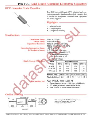 TCG402U015N1L datasheet  