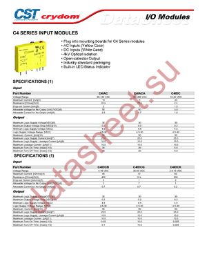 C4IDC datasheet  