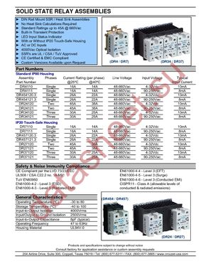 DR27121 datasheet  