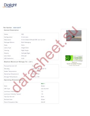 550-1307F datasheet  