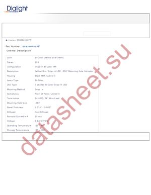 559-3601-007F datasheet  