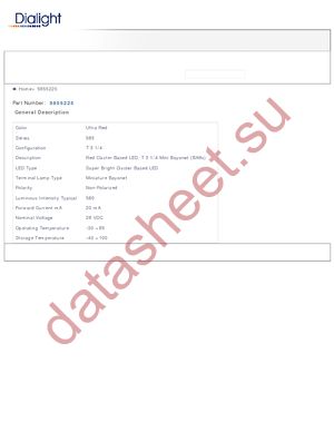 585-5225 datasheet  