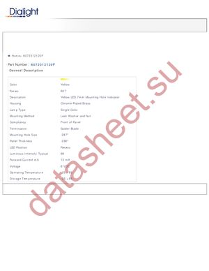 607-2312-120F datasheet  