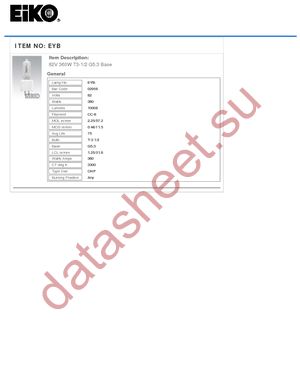EYB datasheet  