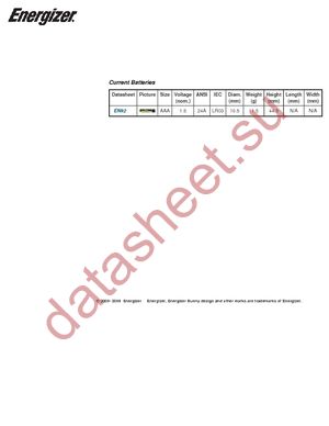 EN92 datasheet  