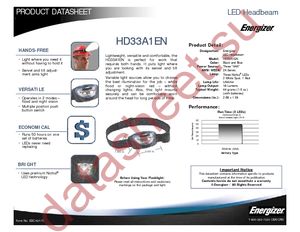HD33A1EN datasheet  