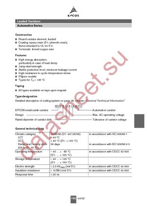 S20K30 datasheet  