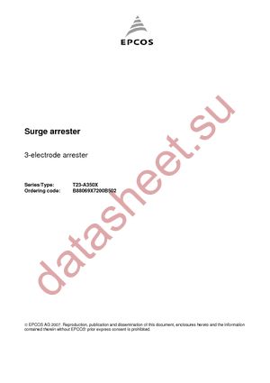 T23-A350X datasheet  