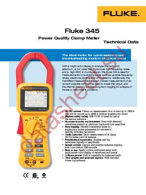FLUKE-345 datasheet  
