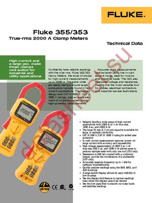 FLUKE-353 datasheet  