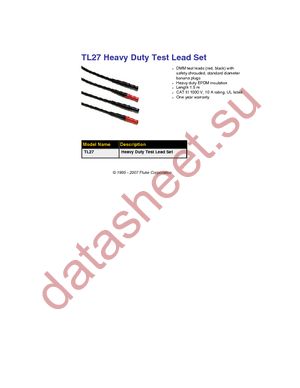 TL27 datasheet  